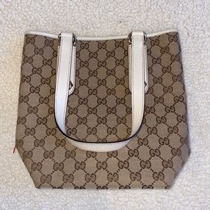 Gucci Brown GG Canvas Charmy Tote